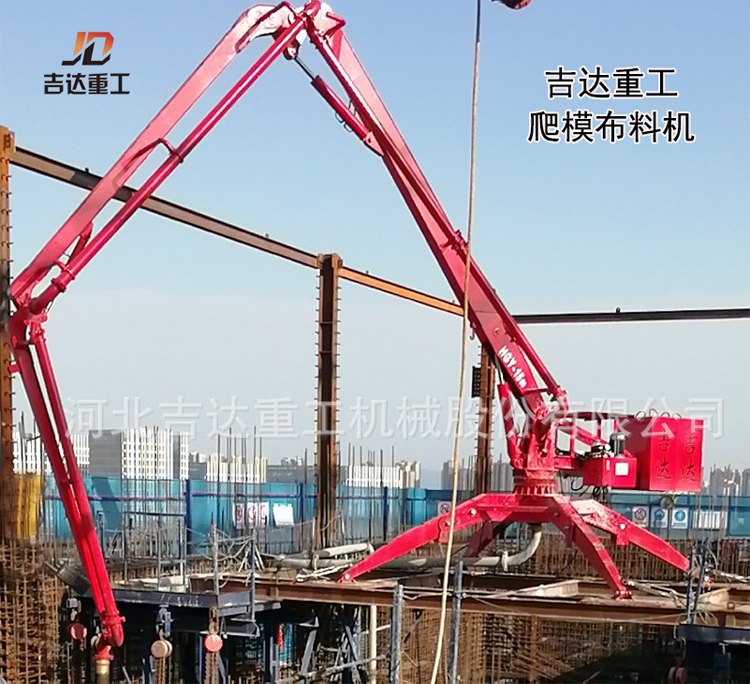 制梁場、爬模布料機06